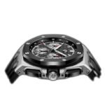 43mm Chronograph Stainless Steel Ceramic “Méga Tapisserie” Black Dial - Image 4