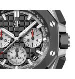 43mm Chronograph Stainless Steel Ceramic “Méga Tapisserie” Black Dial - Image 2