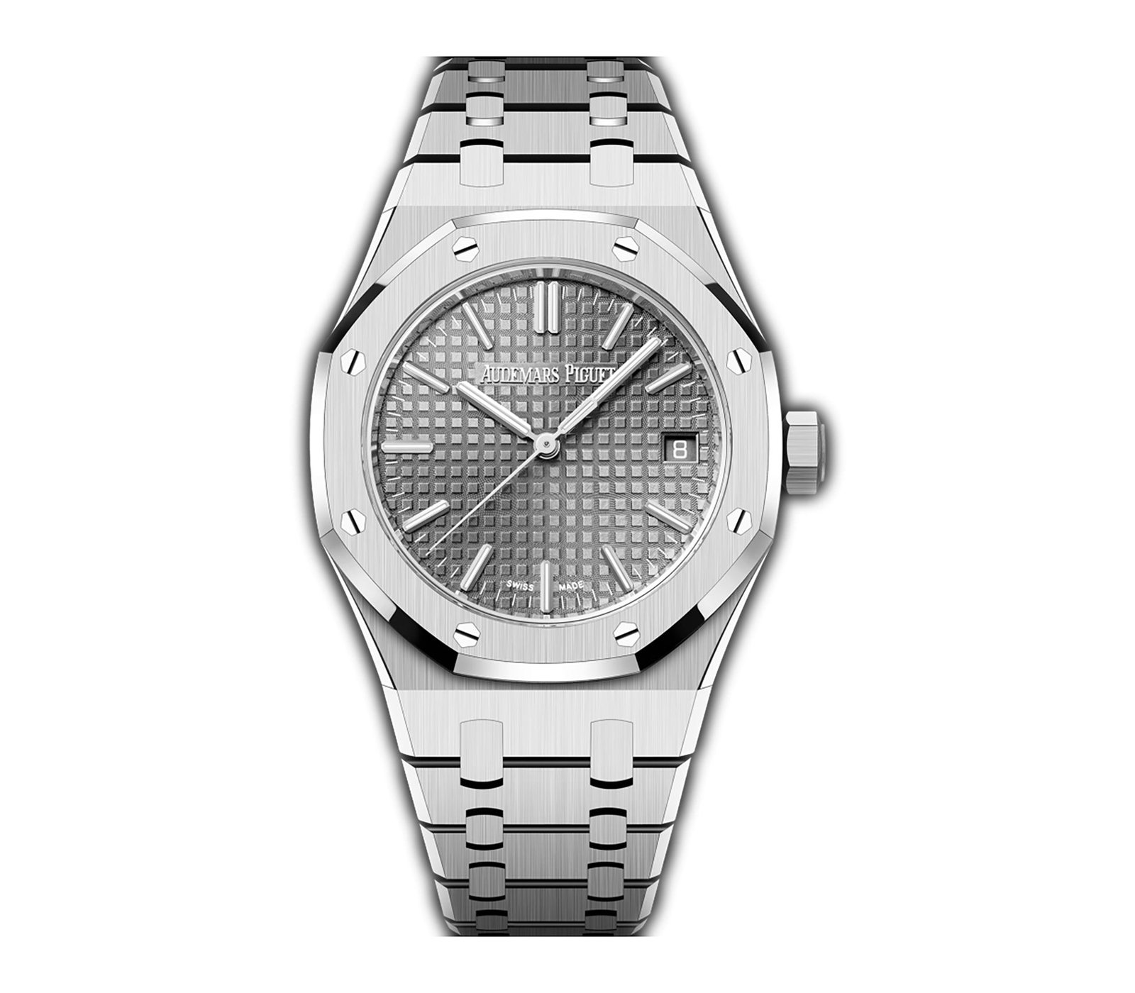 AP-15550ST.jpg 37mm Stainless Steel Grey Dial Automatic - Image 1