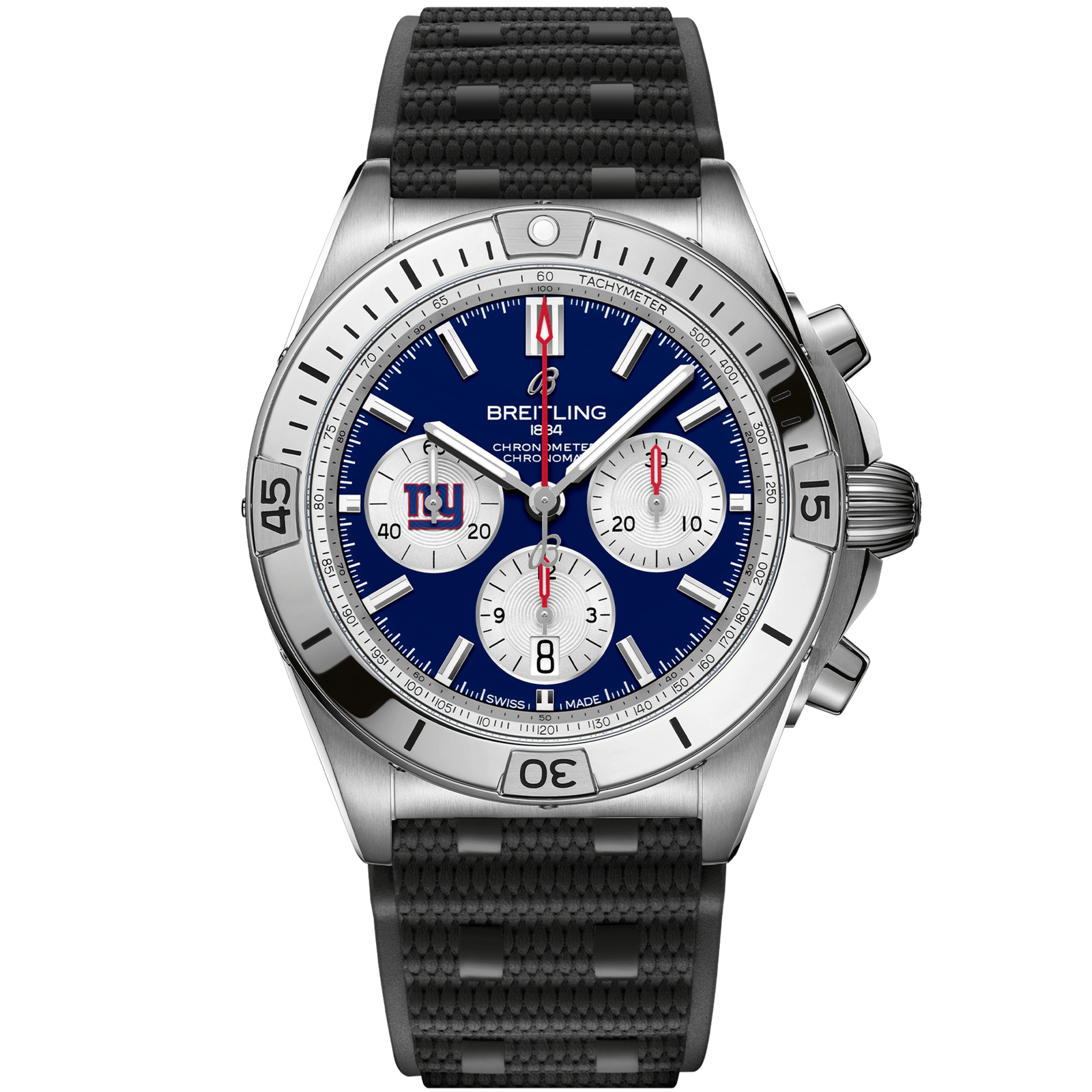 Chronomat_B0142_AB01342B1CAS1_RUBBER_NEW_YORK_GIANTS_DIGITAL-scaled-1.png Chronomat B01 42 NFL New York Giants Edition AB01342B1CAS1 - Image 1