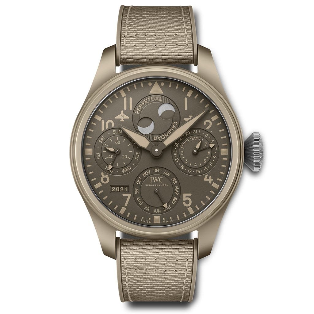 Front_fbe3a01d-4363-4ef4-92a8-e77f14c8d59e.jpg Big Pilot’s Watch Perpetual Calendar Top Gun Edition “Mojave Desert” - IW503004 - Image 1