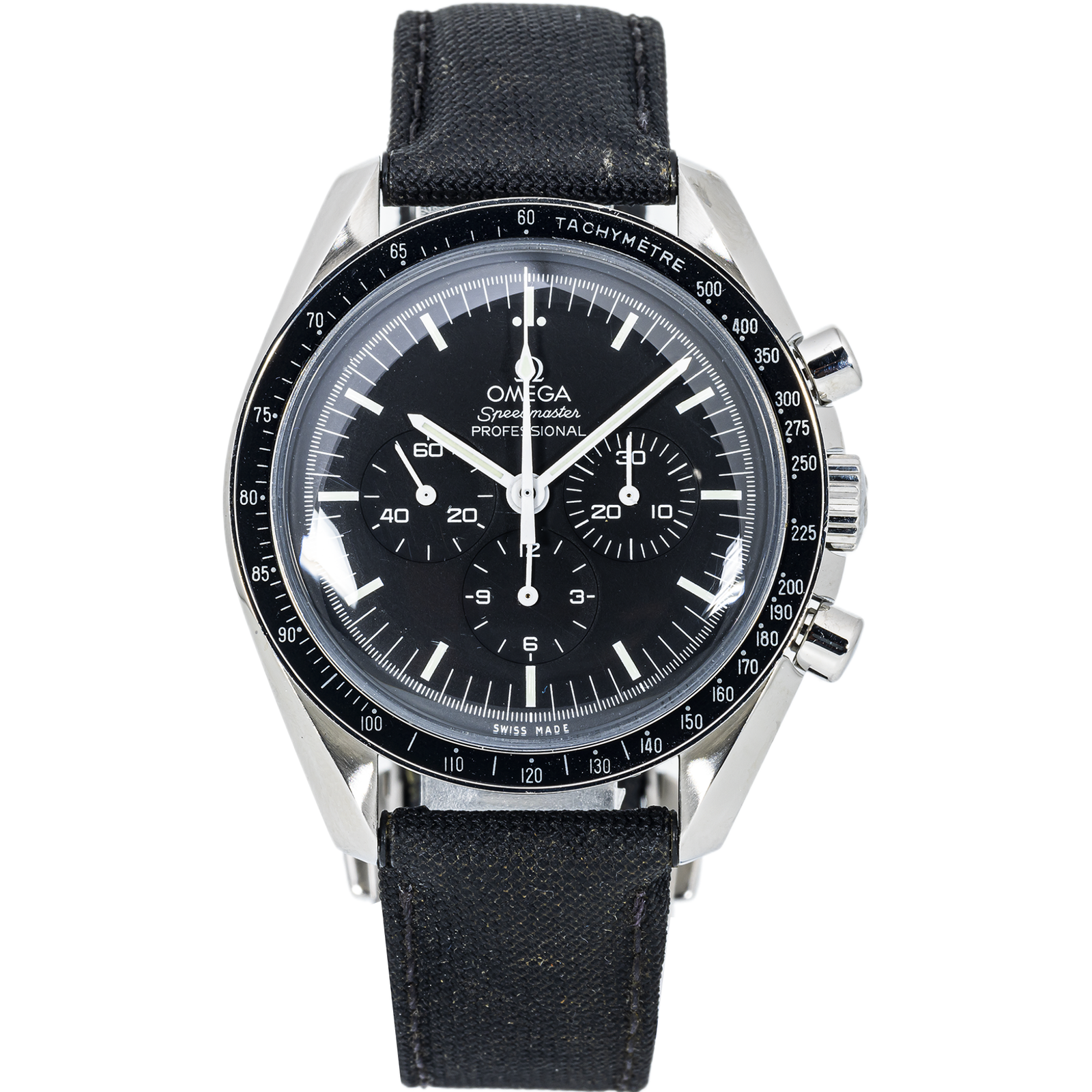 IMG_7456.png Omega Speedmaster Moonwatch Professional 42mm –Black Cloth Strap – Ref. 311.33.42.30.01.001 - Image 1