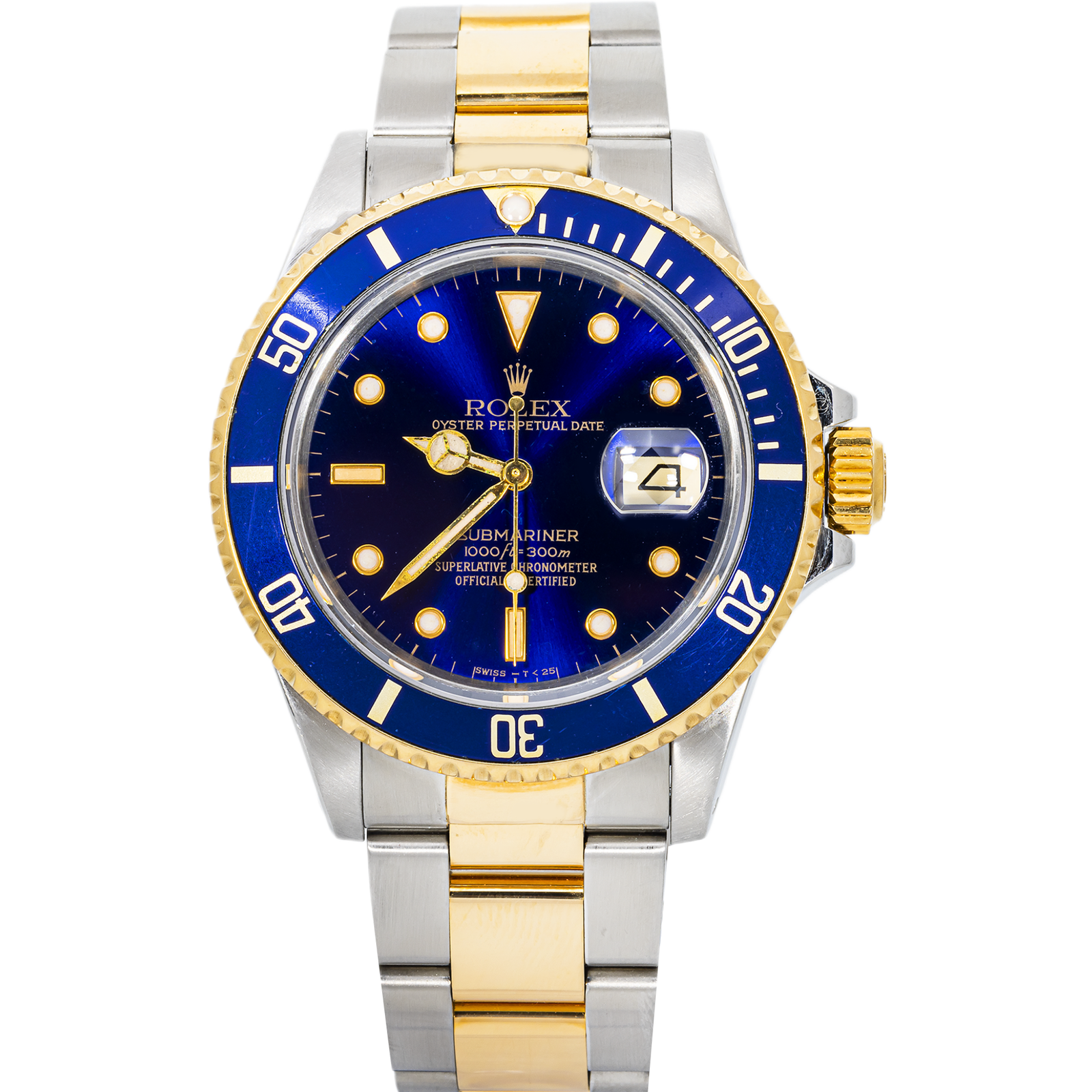 IMG_8183.png Rolex Submariner 16803 – Two-Tone Steel & 18k Gold Blue Dial / Blue Bezel - Image 1