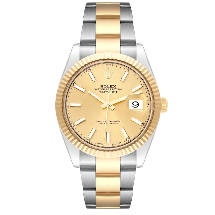 Pre-Owned-Rolex-Datejust-41-Steel-Yellow-Gold-126333-Champagne-Dial-Mens-Watch-JD-Watches-NY.jpg Rolex Datejust 41 Steel Yellow Gold 126333 Champagne Dial Mens Watch - Image 1