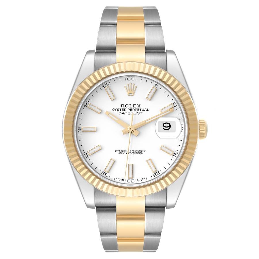 Pre-Owned-Rolex-Datejust-41-Steel-Yellow-Gold-126333-White-Dial-Mens-Watch-JD-Watches-NY.jpg Rolex Datejust 41 Steel Yellow Gold 126333 White Dial Mens Watch - Image 1