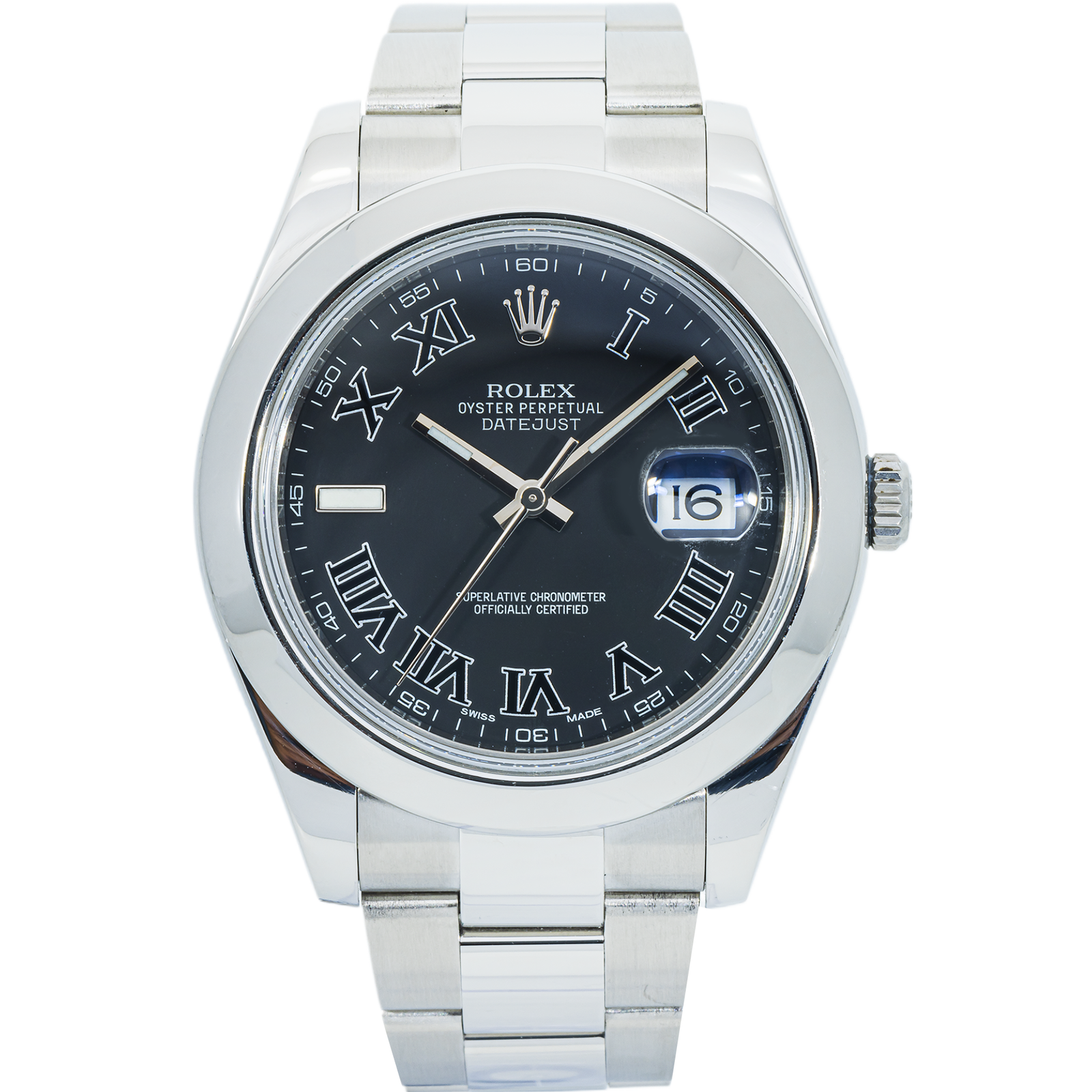 Pre-Owned-Rolex-Datejust-II-116300-41mm-Stainless-Steel-Smooth-Bezel-Oyster-Bracelet-JD-Watches-NY.png Rolex Datejust II 116300 – 41mm Stainless Steel, Smooth Bezel, Oyster Bracelet - Image 1