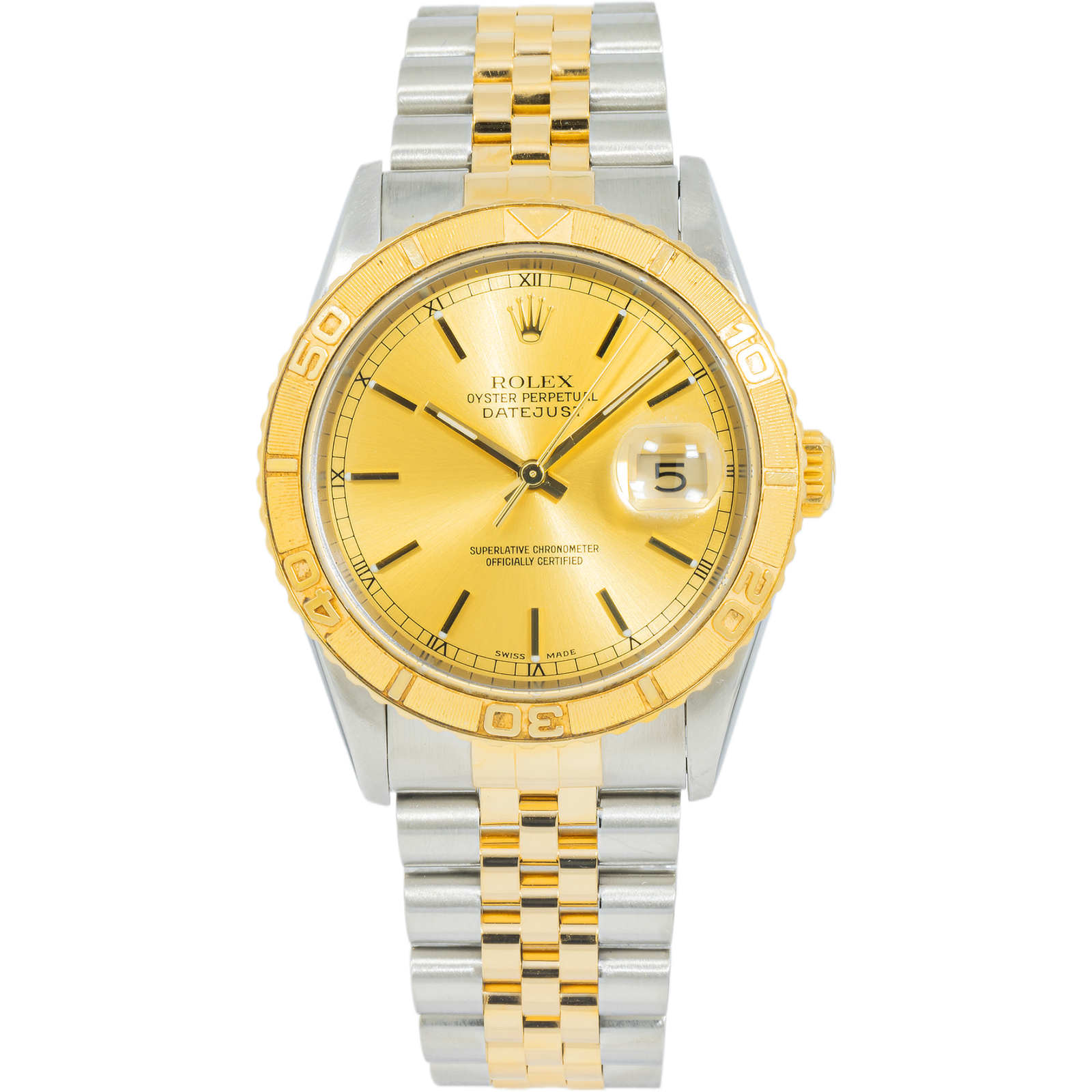 Pre-Owned-Rolex-Datejust-Turn-O-Graph-16263-Champagne-Dial-36mm-Steel-18k-Yellow-Gold-JD-Watches-NY.png Rolex Datejust Turn-O-Graph 16263 – Champagne Dial – 36mm Steel & 18k Yellow Gold - Image 1