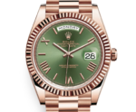 Rolex Day-Date 228235 – 40mm Everose Gold with Olive Green Roman Dial - Image 2