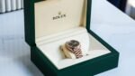 Rolex Day-Date 228235 – 40mm Everose Gold with Olive Green Roman Dial - Image 4