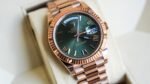 Rolex Day-Date 228235 – 40mm Everose Gold with Olive Green Roman Dial - Image 6