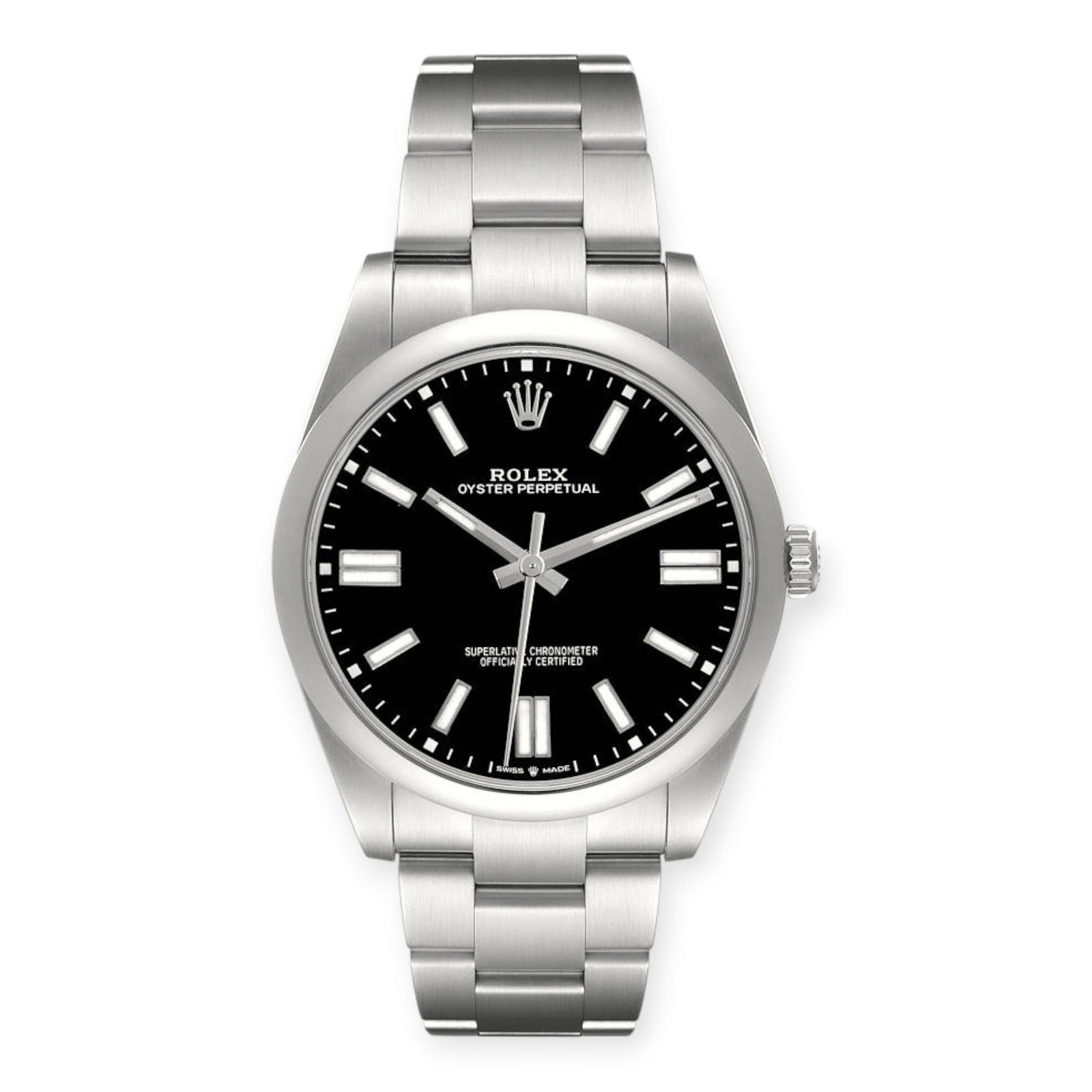 Pre-Owned-Rolex-Oyster-Perpetual-41mm-124300-Black-Dial-Steel-Mens-Watch-JD-Watches-NY.jpg Rolex Oyster Perpetual 41mm 124300 Black Dial Steel Mens Watch - Image 1