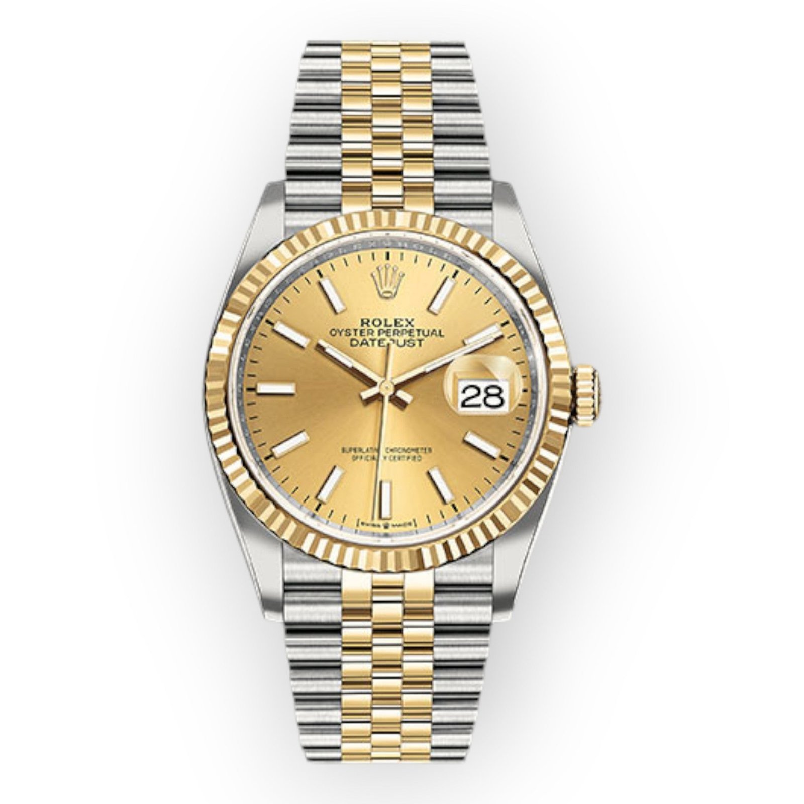 Pre-Owned-Rolex-Steel-and-Yellow-Gold-Rolesor-Datejust-36-Watch-126233-Champagne-Index-Dial-Jubilee-Bracelet-JD-Watches-NY.jpg Rolex Steel and Yellow Gold Rolesor Datejust 36 Watch 126233 Champagne Index Dial - Jubilee Bracelet - Image 1