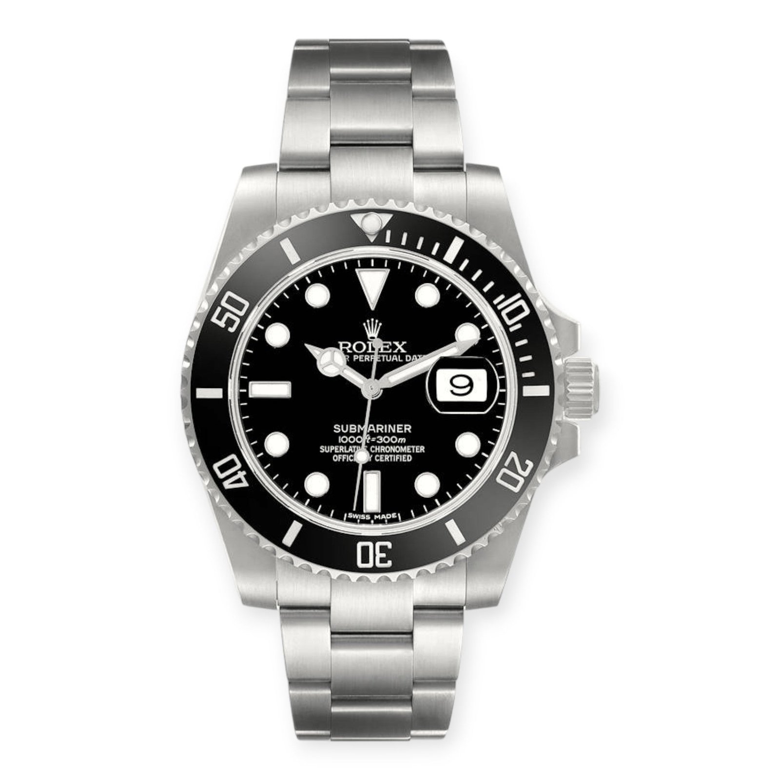 Pre-Owned-Rolex-Submariner-Date-40MM-Stainless-Steel-Black-Ceramic-Bezel-Black-Dial-116610LN-JD-Watches-NY.jpg Rolex Submariner Date 40MM Stainless Steel Black Ceramic Bezel Black Dial 116610LN - Image 1