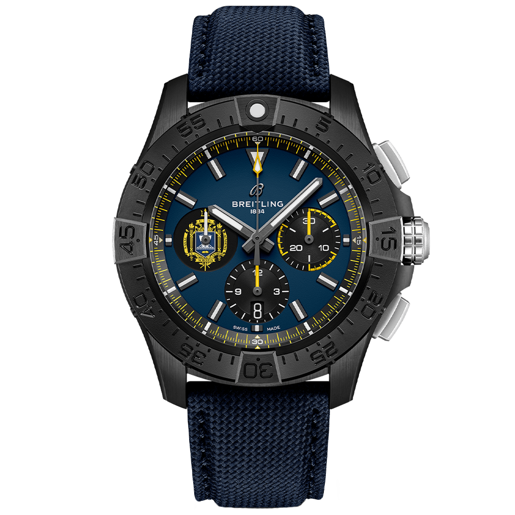 SB01474A1C1X1_ceeb0bd8-6aa3-41be-a2a6-cbaaad9e2165.png Avenger B01 Chronograph 44 Night Mission US Naval Academy SB01474A1C1X1 - Image 1