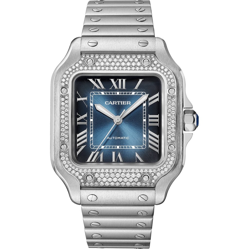 Untitled-1_3ad69d6f-eb69-4ca4-bf93-41643f7105f0.jpg Santos de Cartier watch CRW4SA0006 - Image 1