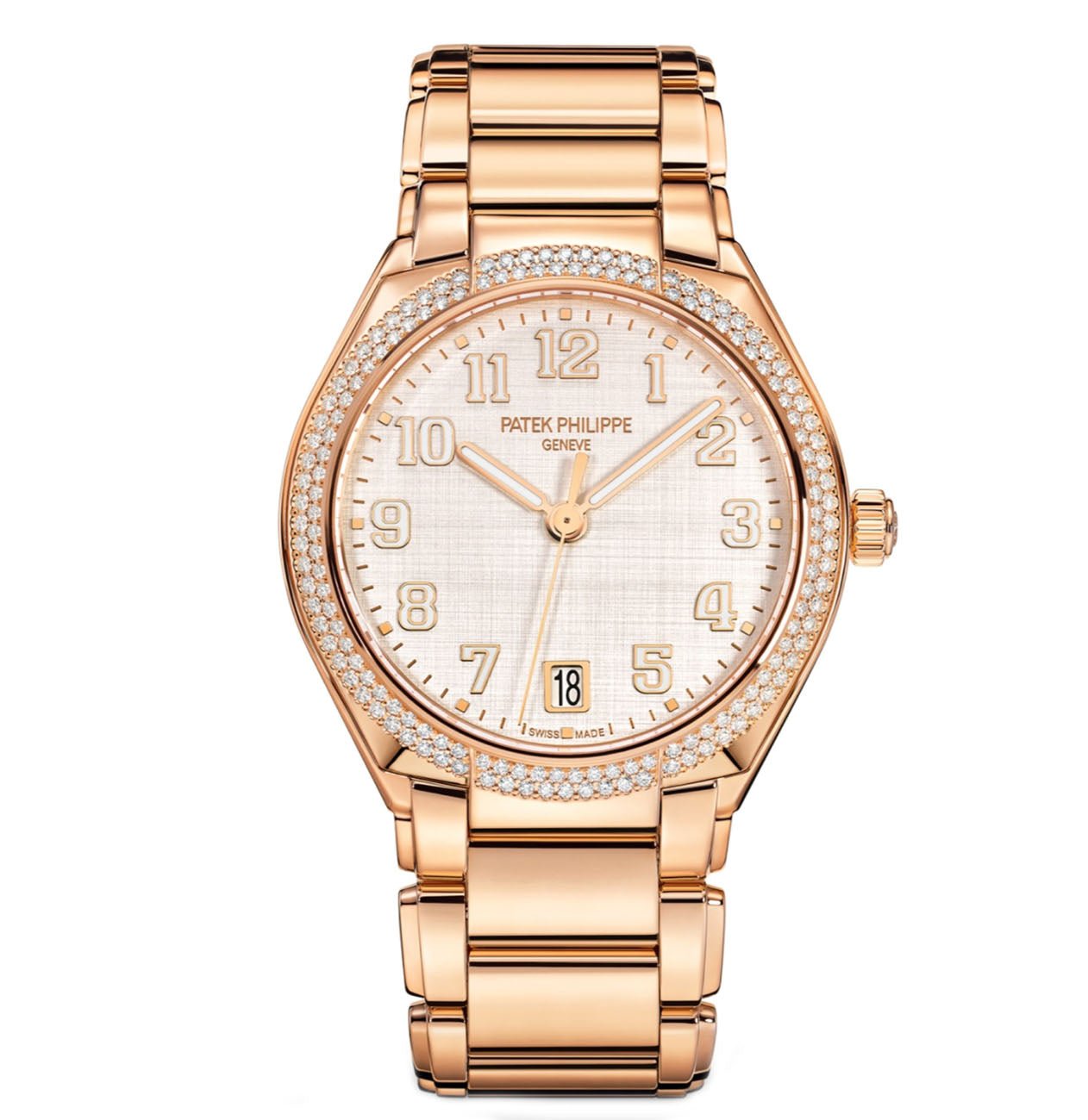 Untitled-1_5fdcbfa5-091e-4c12-a353-421a79c144c5.jpg 36mm 18k Rose Gold Silver Dial Diamond Bezel Automatic - Image 1