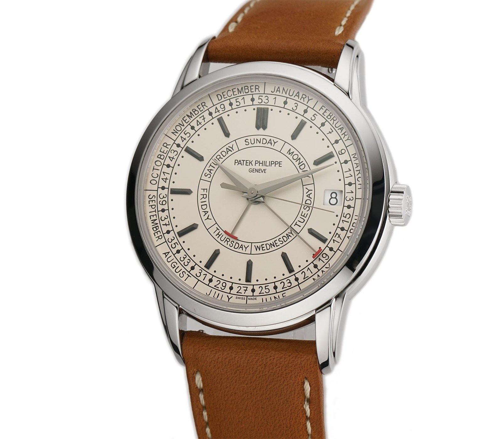 Untitled-3_a40e3e92-1a95-427f-926a-6b357861a8fe.jpg 40mm Weekly Calendar Steel Silver Dial 2020 - Image 1